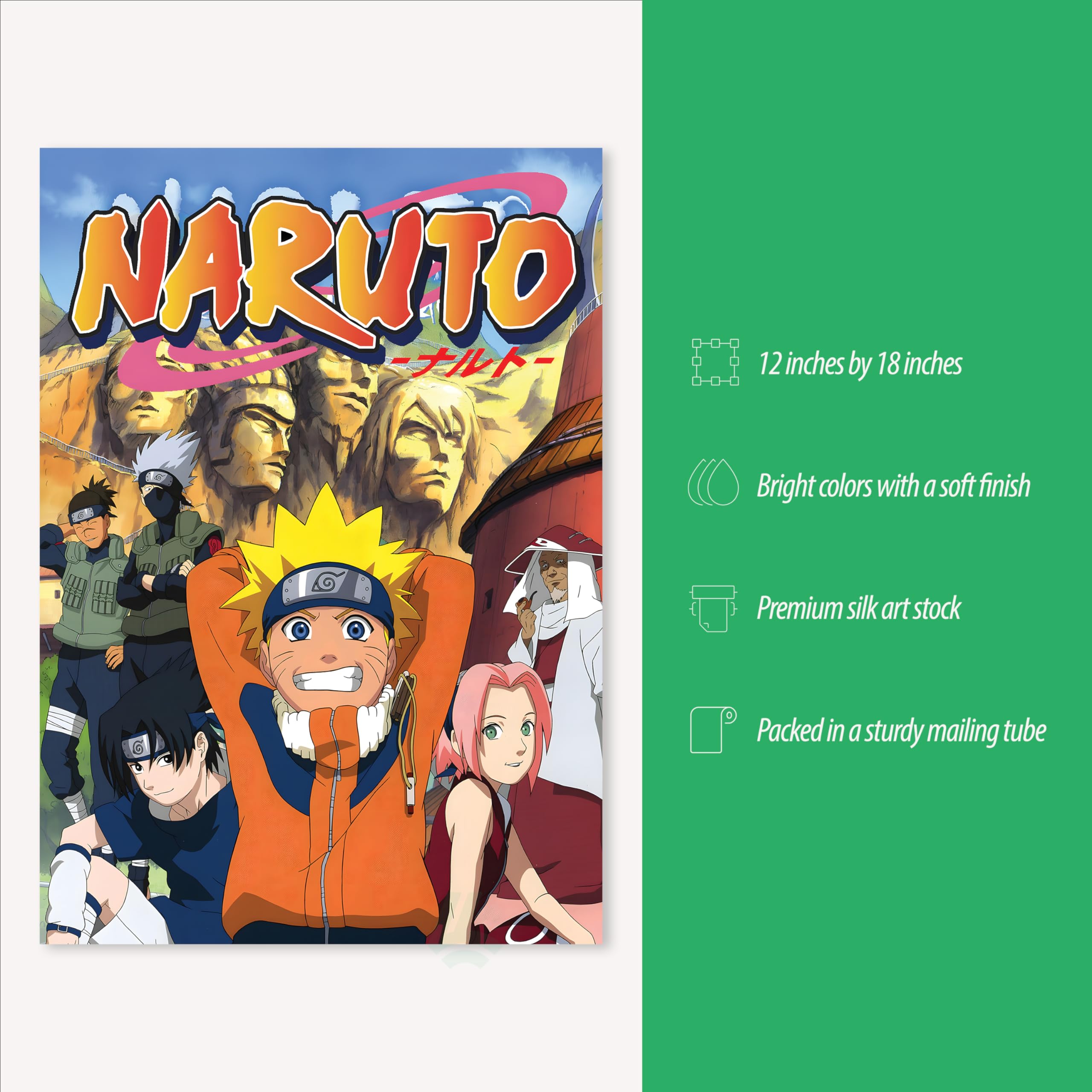 Naruto Poster, Uzumaki, Sasuke, Sakura, Kakashi, Akatsuki