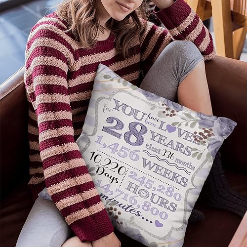 Miniatura 7 de Decoraciones de cumpleaños número 28 para mujer, regalo de cumpleaños 28 para ella, ideas de regalos de cumpleaños para mamá, esposa, tía, novia,