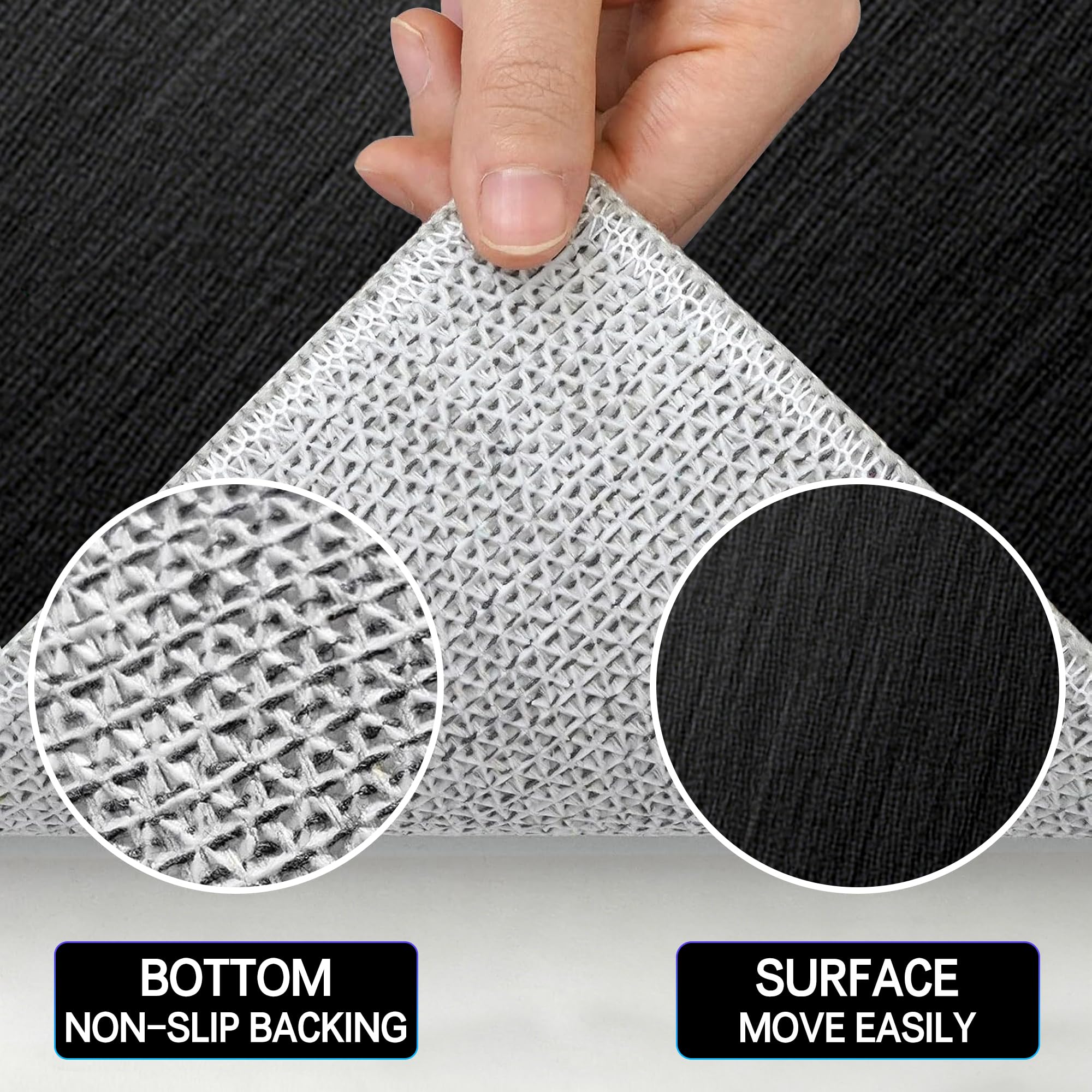 Teppich-Stuhlmatte, bürostuhl unterlage teppich, Gaming Teppich Stuhlunterlage 110 x 140 cm Bodenschutzmatte für Hartböden, schreibtischstuhl unterlage für Laminat, Bürostuhl Matte für Bodenschutz