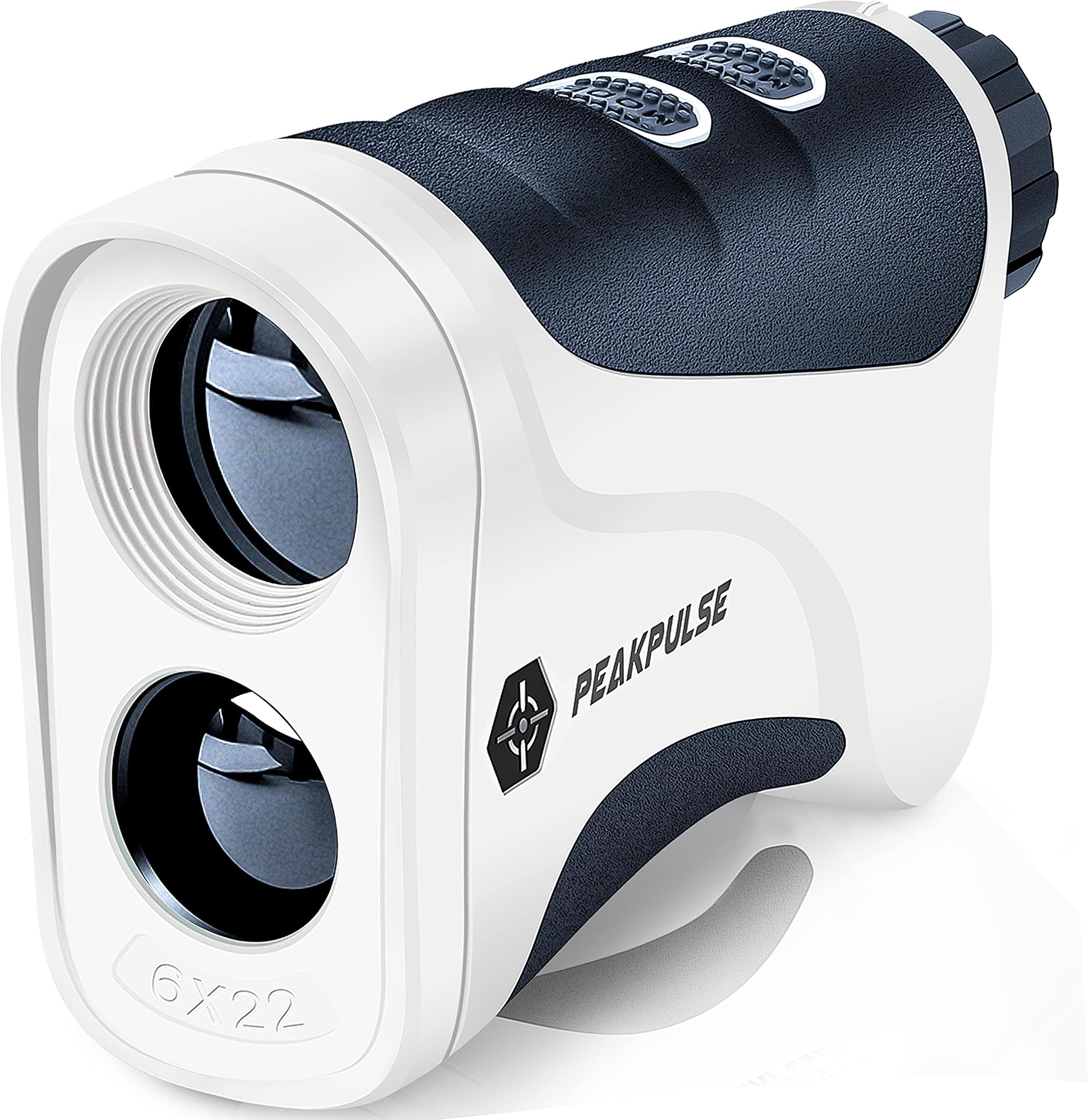 PEAKPULSE Golf Range Finder 650 Yards RangeFinder Golfing High Clarity Display 6X Magnification 0.5 Yard Accuracy Pin Seeker Easy to Use(No Magnet)