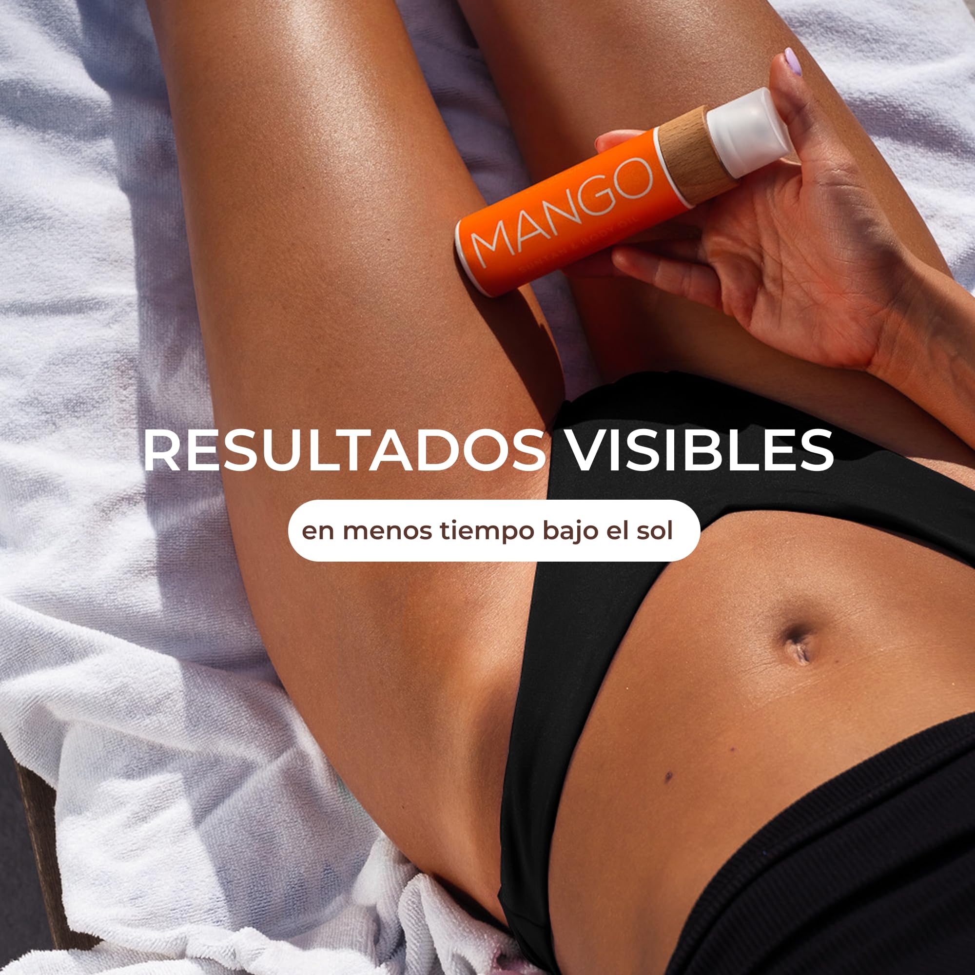COCOSOLIS Mango - Acelerador Bronceado, Loción Bio Oil para un bronceado natural – Bronceadores Solares y Crema hidratante - Aroma tropical - 110 ml