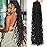 6 Packs 30 Inch Soft Locs Crochet Hair Pre Looped Faux Locs Crochet Braids Goddess Locs Dreadlocs Synthetic Hair For Black Women (1B, 30 Inch (Pack of 6))