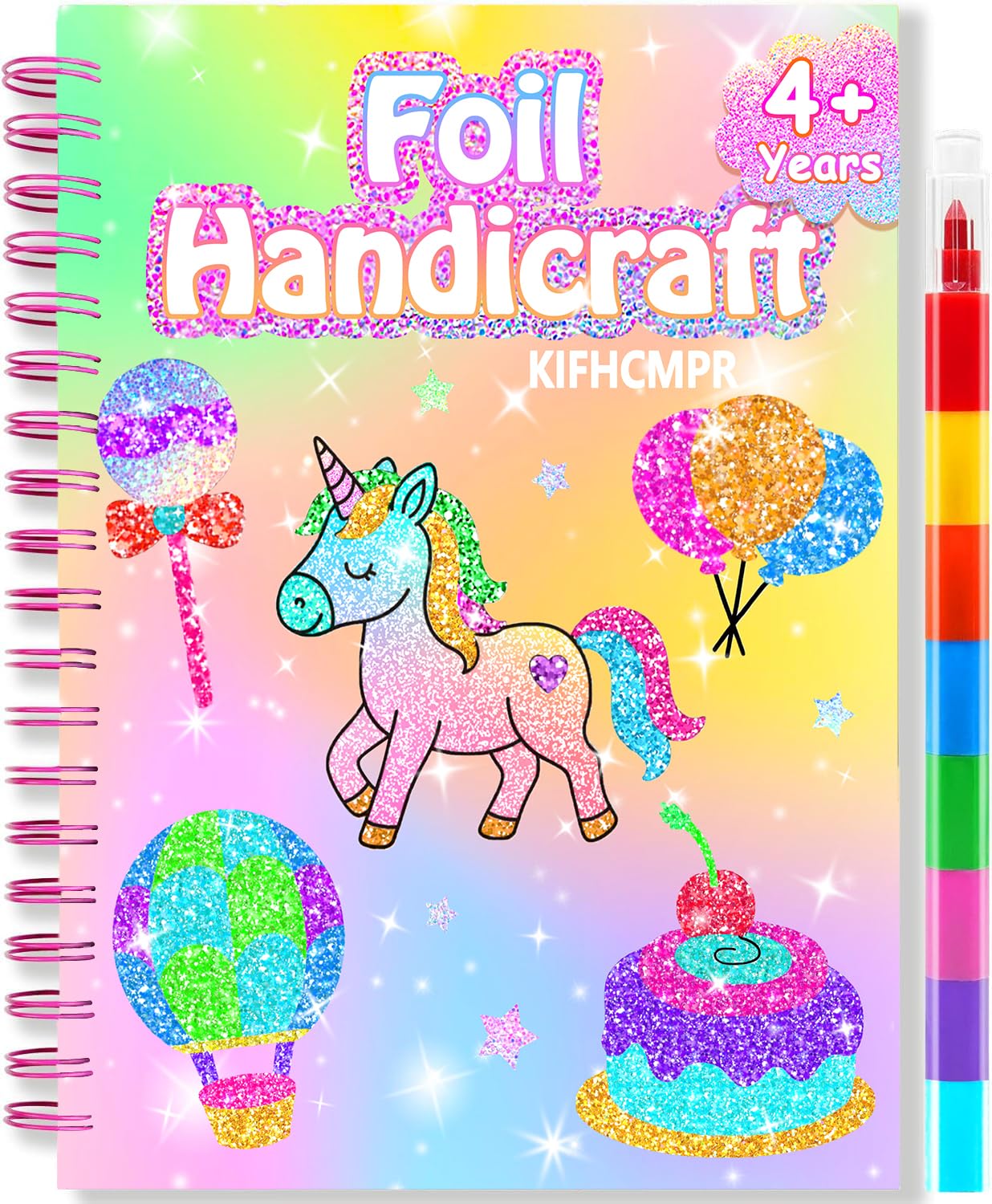 Foil handicraft for Kids-unicorn,No Mess Art & Craft Supplies Kits — image 1