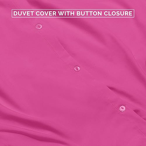 Miniatura 5 de Elegant Comfort Juego de funda de edredón de lujo de 3 piezas, colección de hotel de microfibra de calidad prémium de 1500 hilos, funda de edredón