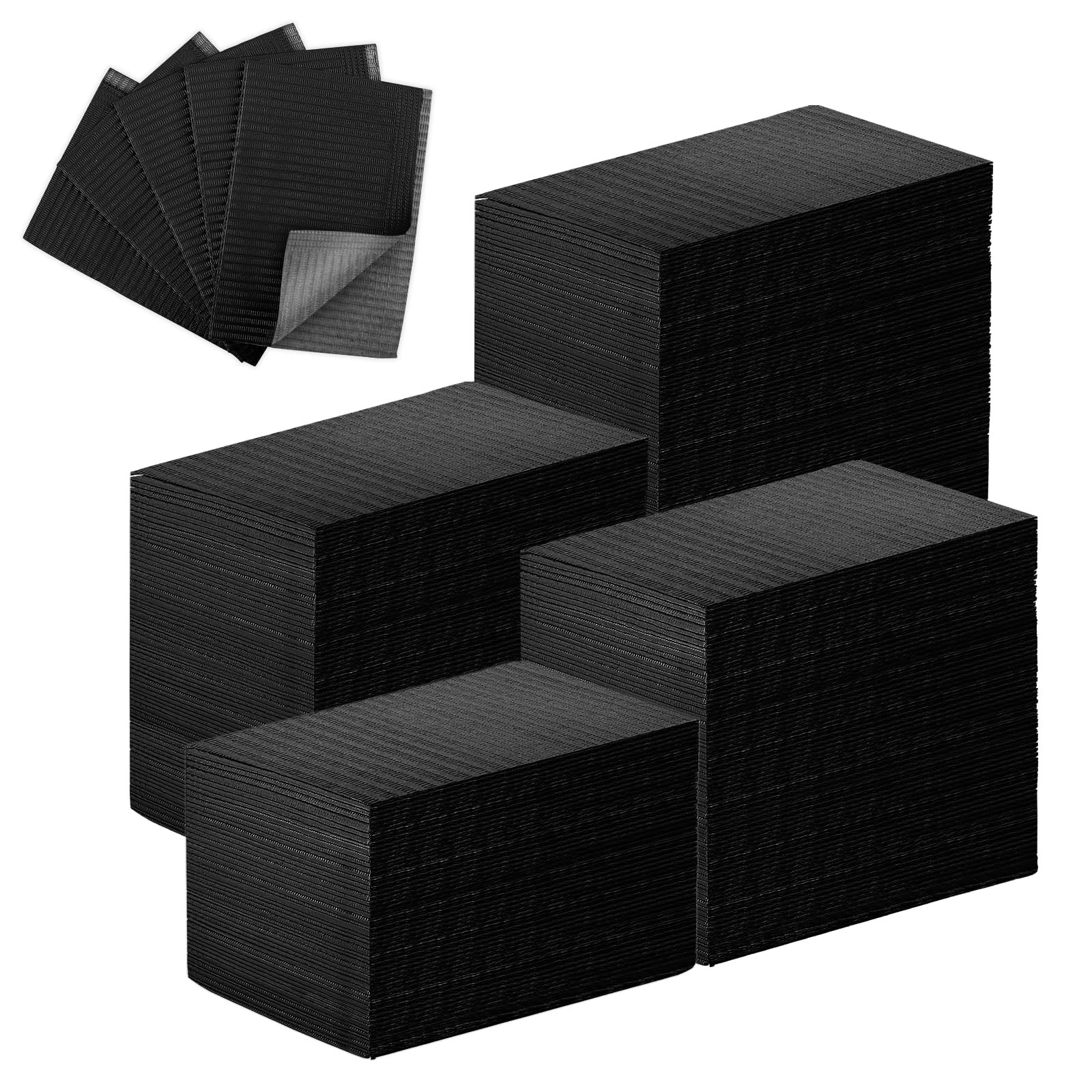 490pcs Disposable Nail Mats Foldable Nail Paper Towels Table Acrylic Nail Practice Sheet 3 Ply Waterproof Clean Nail