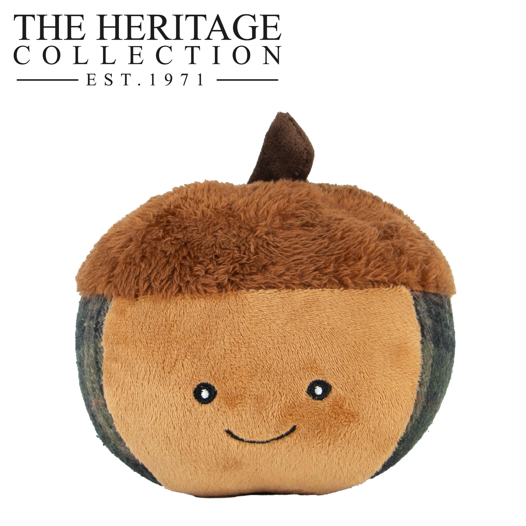 Ancol Heritage Traditional Plush Annie Acorn Dog Toy inspired by British countryside, Brown, 24cm - Image 4
