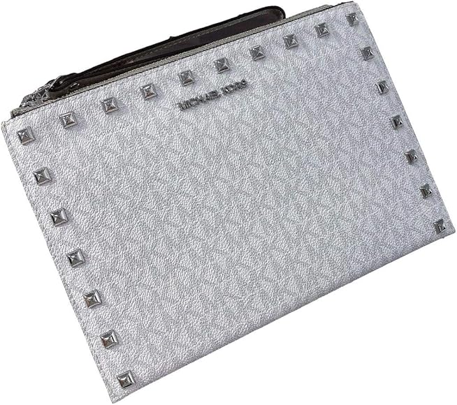 Michael kors white clutch Clearance