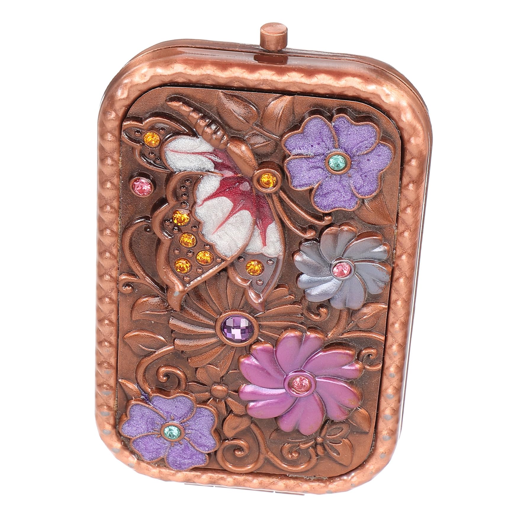 Miroir de maquillage pliable retro compact lot de 2 une idee cadeau utile