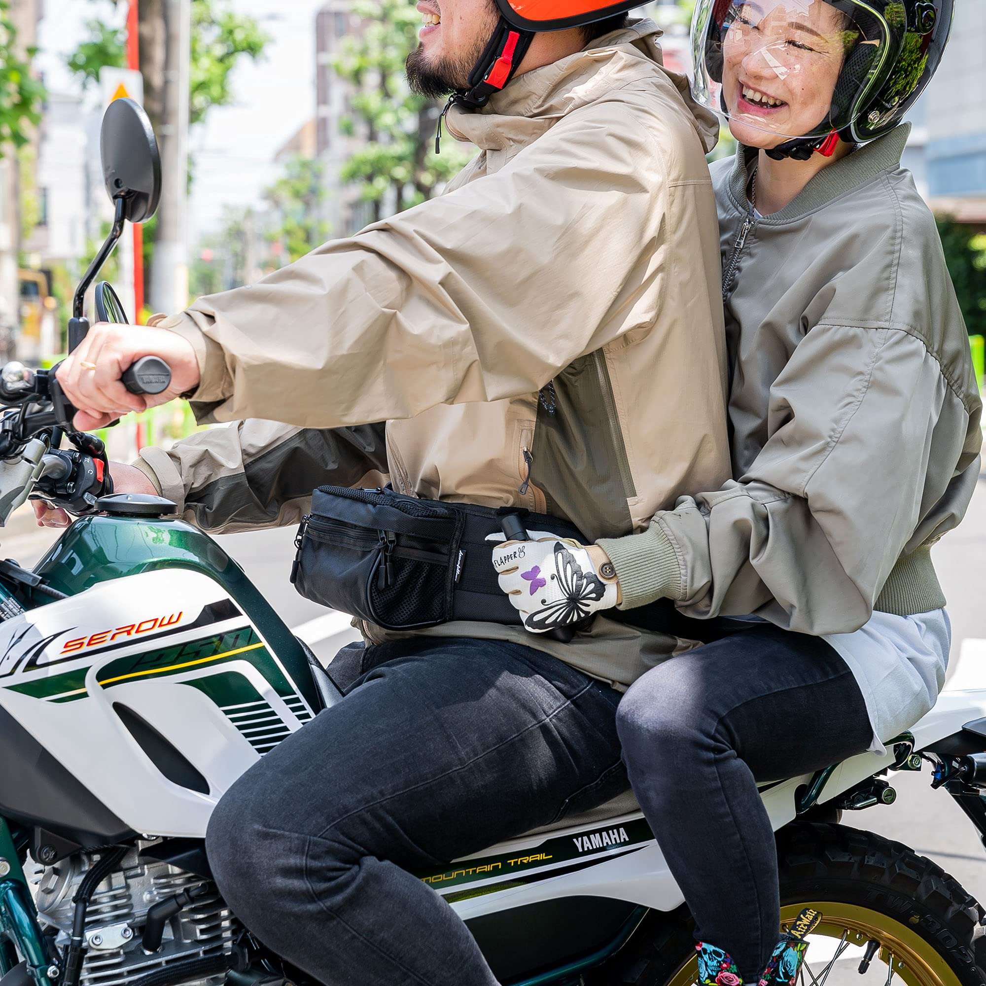 Amazon | ダムトラックス(DAMMTRAX) バイク用 ウエストバッグ タンデム 