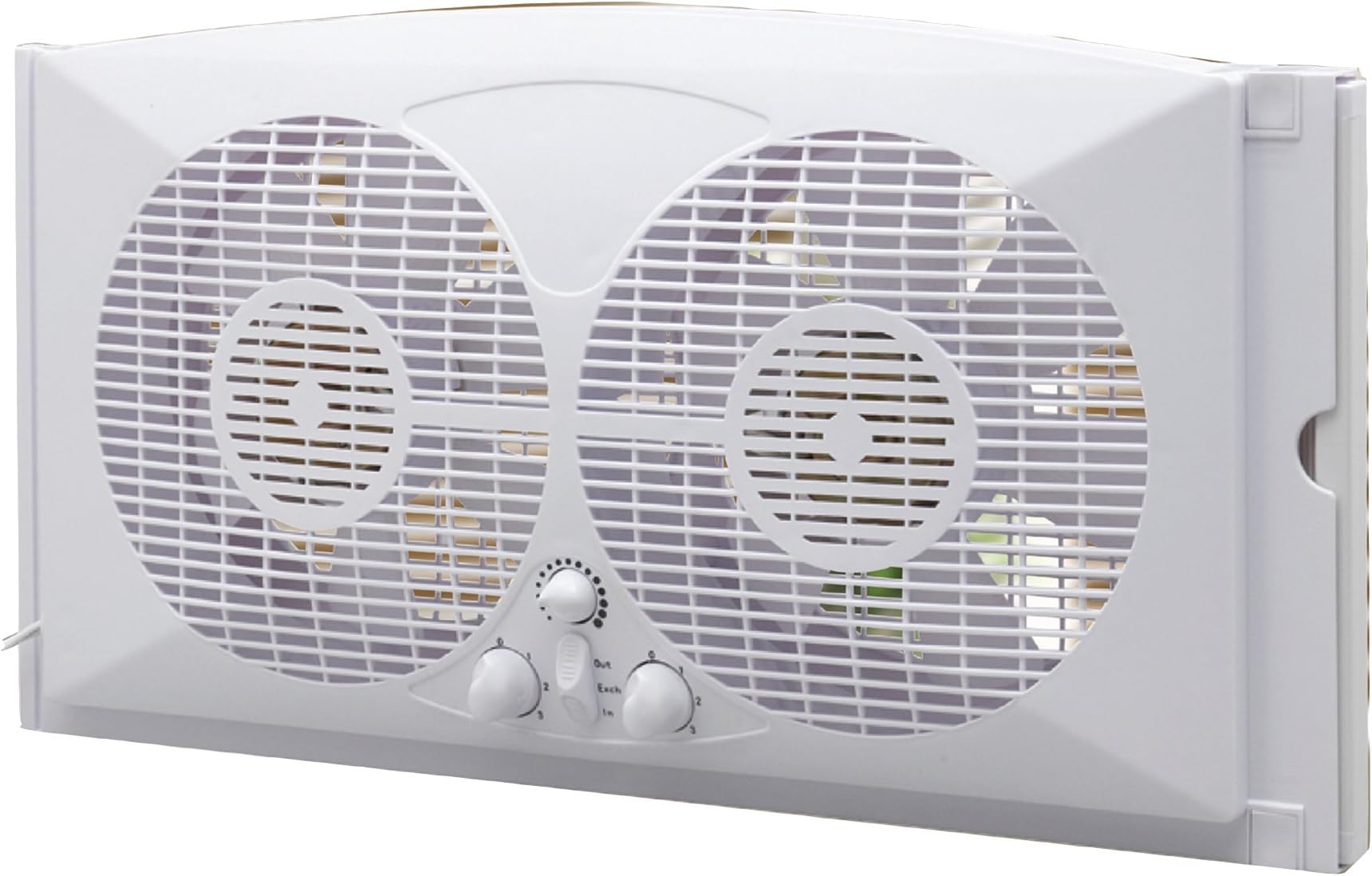 Homevision Technology 9" Twin Window Fan, White (CT4006W) Cooling CT4006W