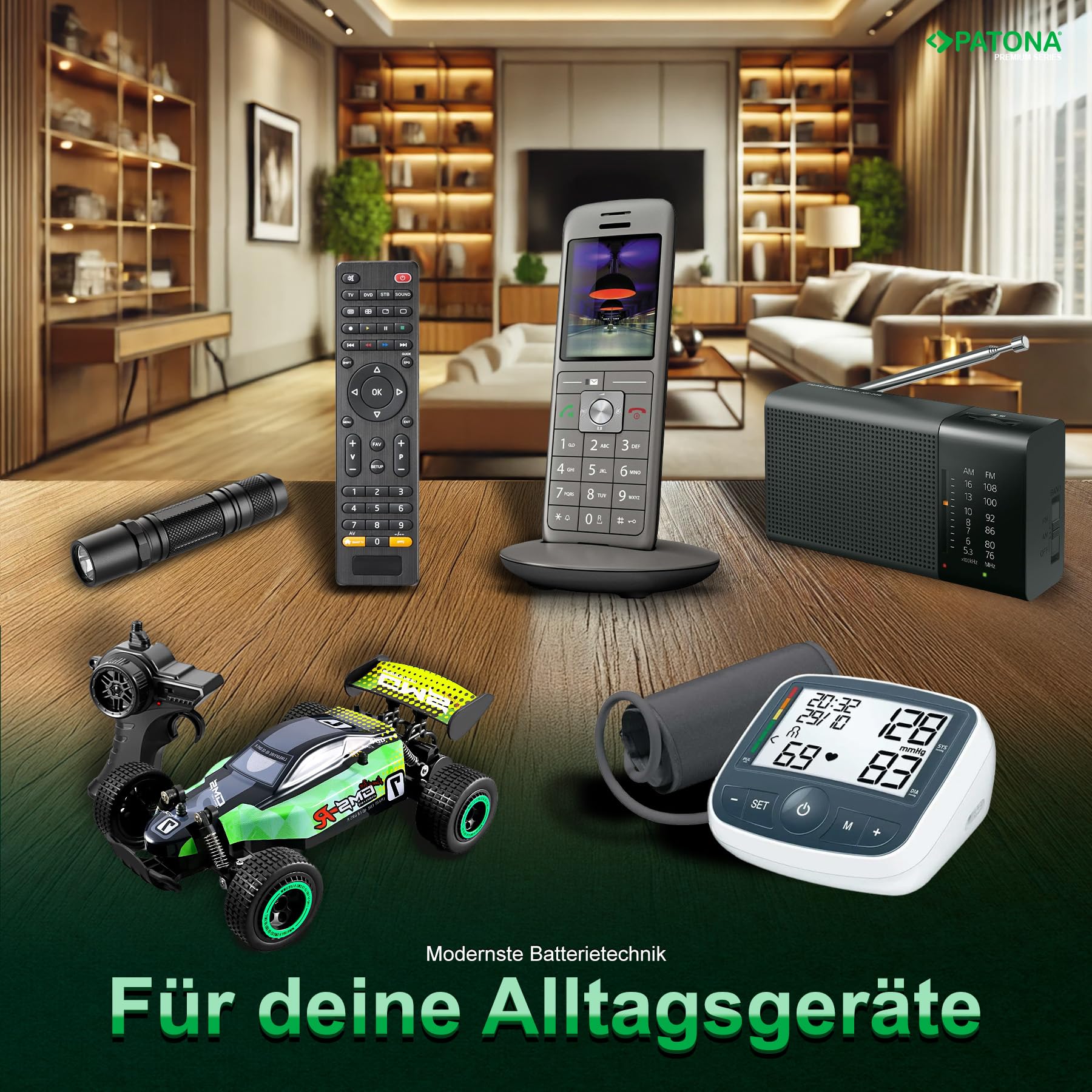 PATONA 240 batterie AA di alta qualità (24 x 10), batterie alcaline Mignon LR06 | 1,5 Volt 3000 mAh | durata extra lunga – nessuna perdita – su misura – conservare 10 anni, scarica a scarica | alta