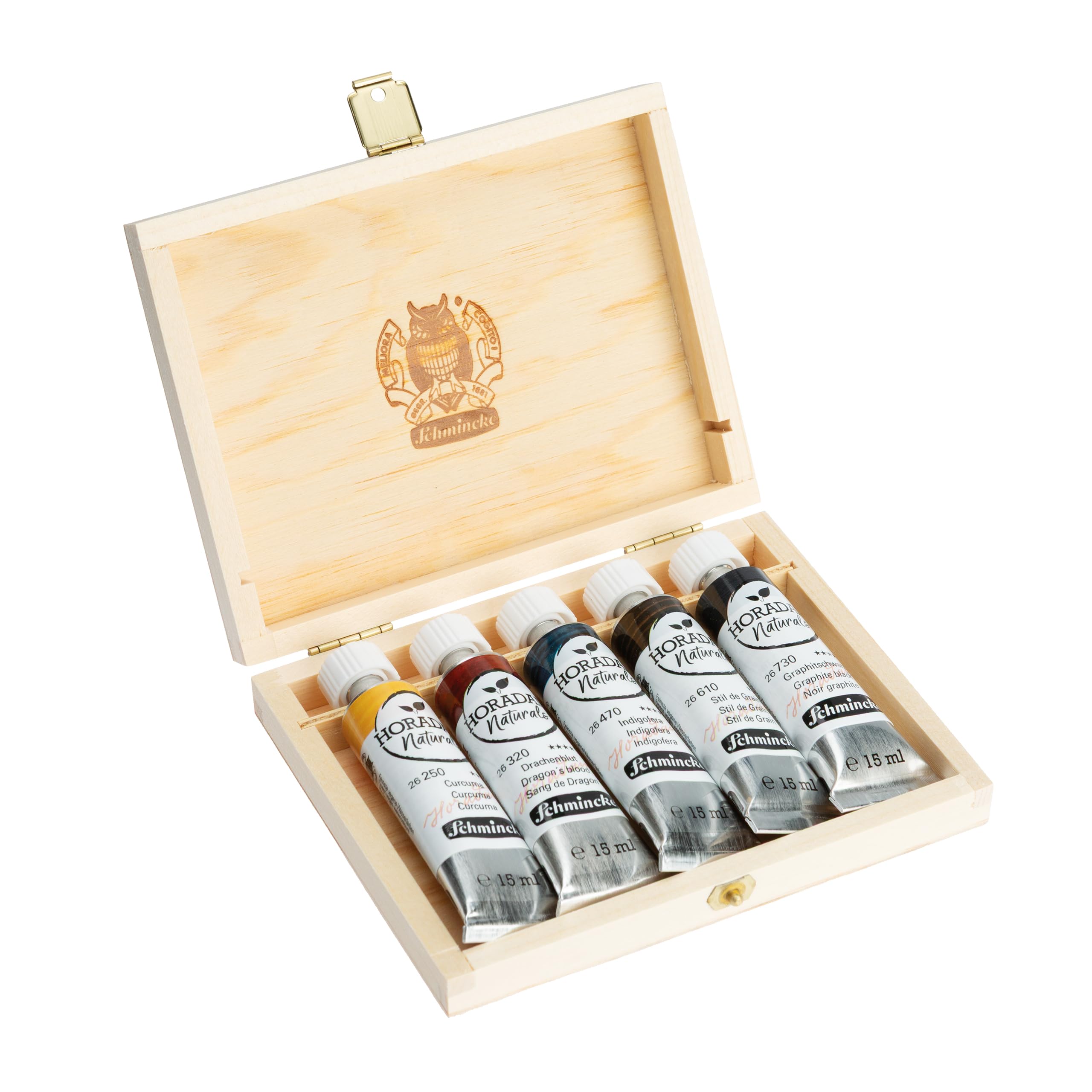 Schmincke Naturals 86 009 097 Kit de mélange aquarelle végétalienne avec pigments minéraux naturels