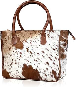 DEVOA　Hand made bag cow leather DEVOA Hand made bag cow leather Hand Tooled Leather Cow Fur