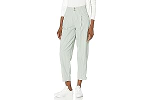 Joie Millicent Pants : Women's Green Stripe Pants