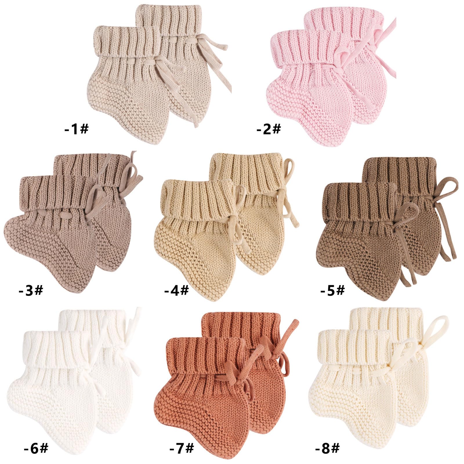 Handgehäkelte Babyschuhe und Mütze für Neugeborene, weiche und atmungsaktive Stricksocken, Schuhe und Mütze für Jungen und Mädchen, gemütliche Babyschuhe