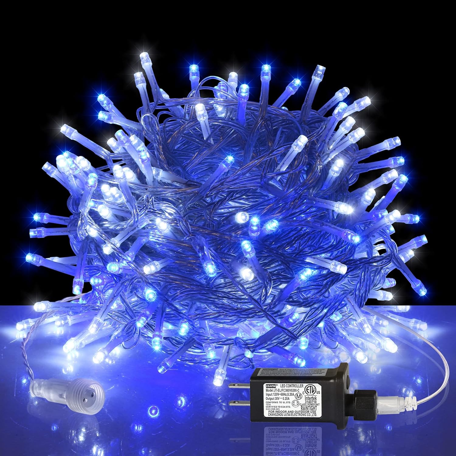 weillsnow 66FT 200 Led Christmas Lights, Connectable Plug