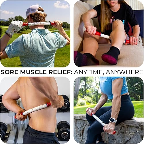 Miniatura 5 de The Original Massage Stick  Barra de rodillo muscular de liberación miofásica  Varilla de viaje de 18 pulgadas