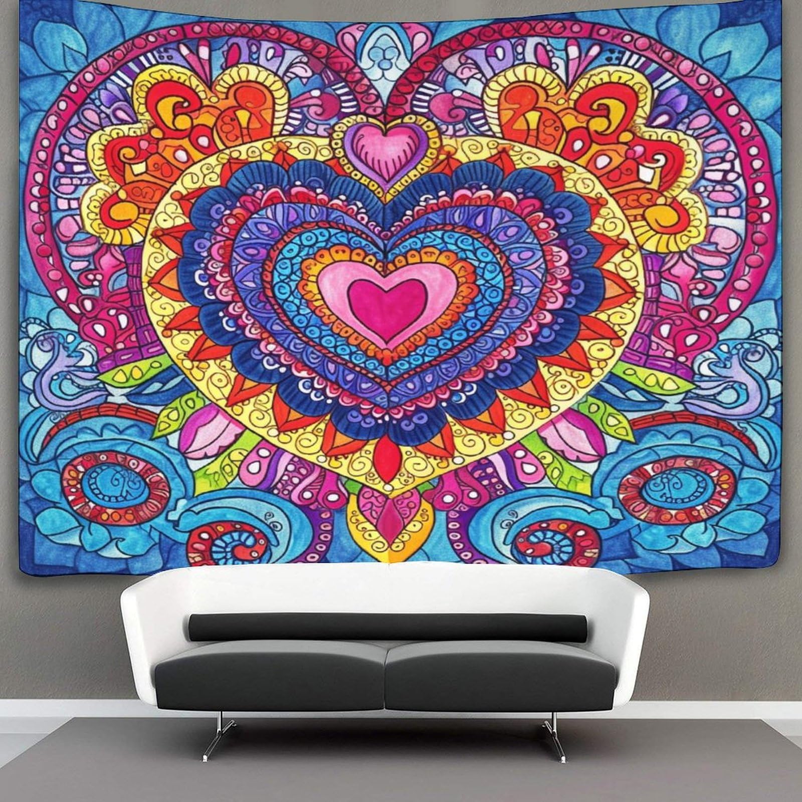 kaiyun 100cmx150cm Tapestry Mandala Tapestries Datura Flowers 3D Printing Wall Hanging Home Decorations