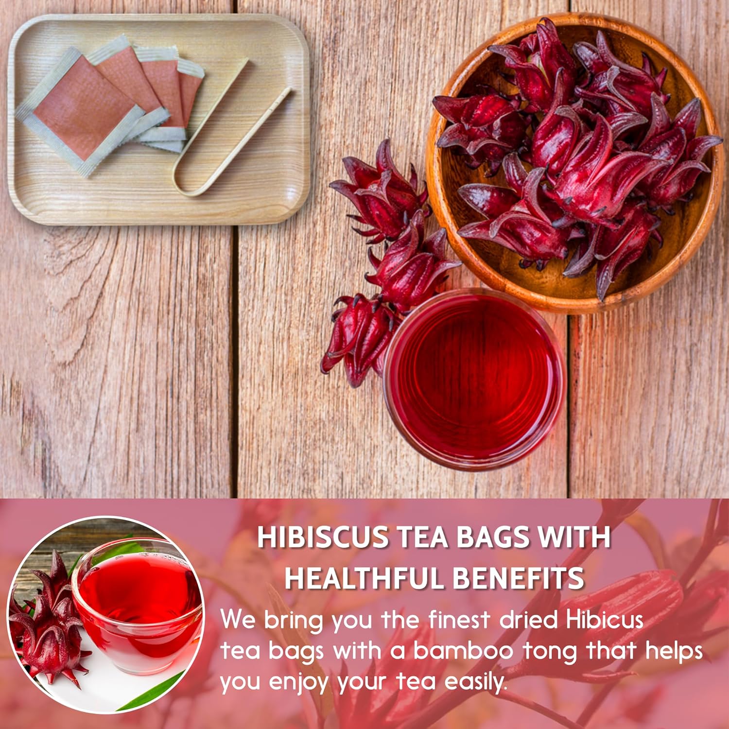 RELAXING PREMIUM TEA, Soursop + Hibiscus + Butterfly Pea Flowers Tea, Boost -Relax - Enjoy Lovely Tea, Non GMO, Gluten Free, Sugar Free, Caffeine Free