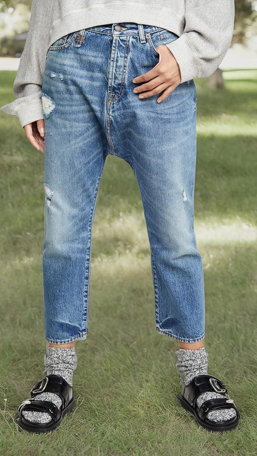 R13 Women's Tailored Drop Denim - Image 7