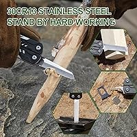 Vista 5 de NexTool Llavero multiherramienta, mini tijeras de marinero, mini multiherramienta 10 en 1 con cuchillo de bolsillo EDC, mini alicates, abrebotellas