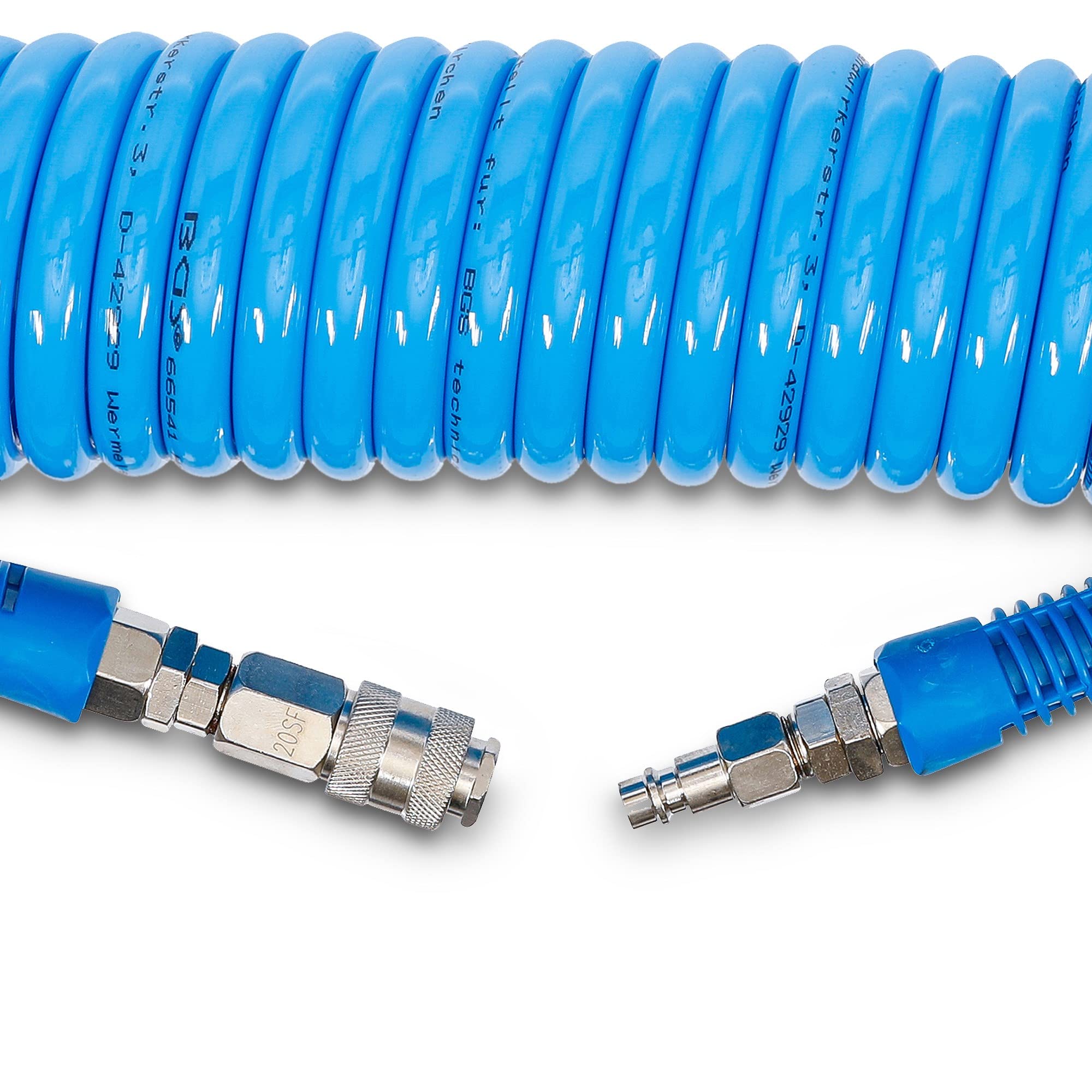 Set di Pistole ad Aria compressa 3 pz. + Tubo a Spirale per Aria