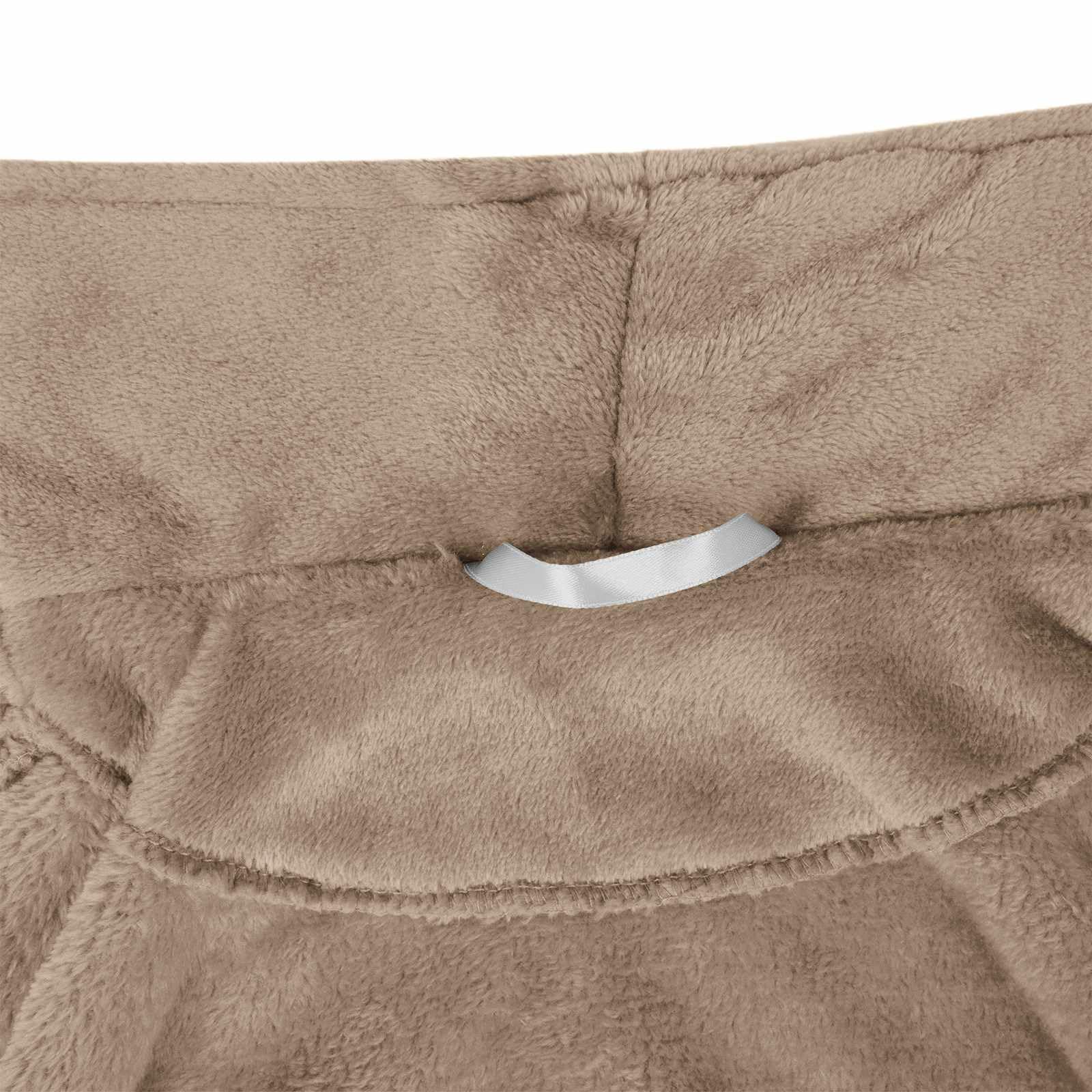 Bademantel ohne Kapuze Kamel XXL Flanell Loungewear für Zuhause, bequem, weich, leicht, ideal für Entspannung, Schlafanzug, Freizeit, Sofa, Urlaub, Reisen, Komfort, Indoor