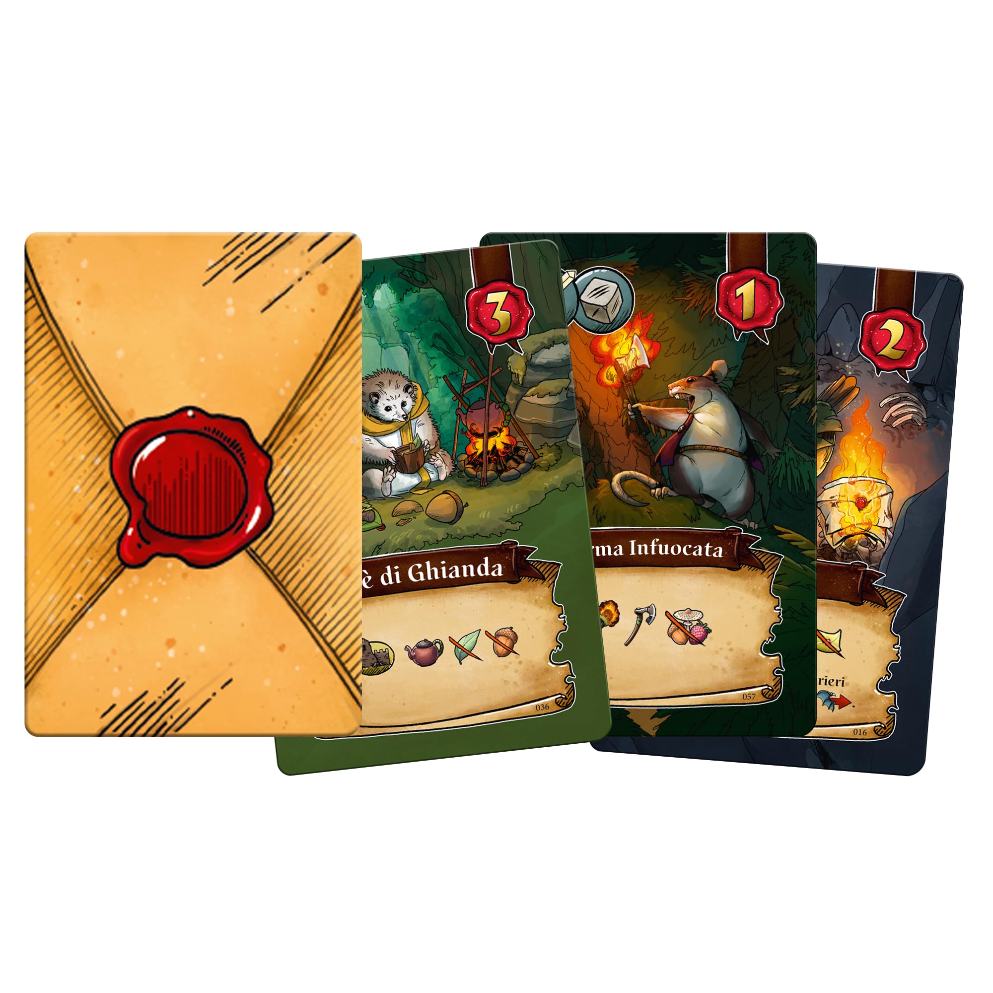 Asmodee – Trial of the Forest – Gioco da Tavolo Strategico | Gioco da Tavola Narrativo di Raccolta Risorse a Tema Animali – 2-4 Giocatori – 12+ Anni – 60-120 Minuti – Edizione Italiana