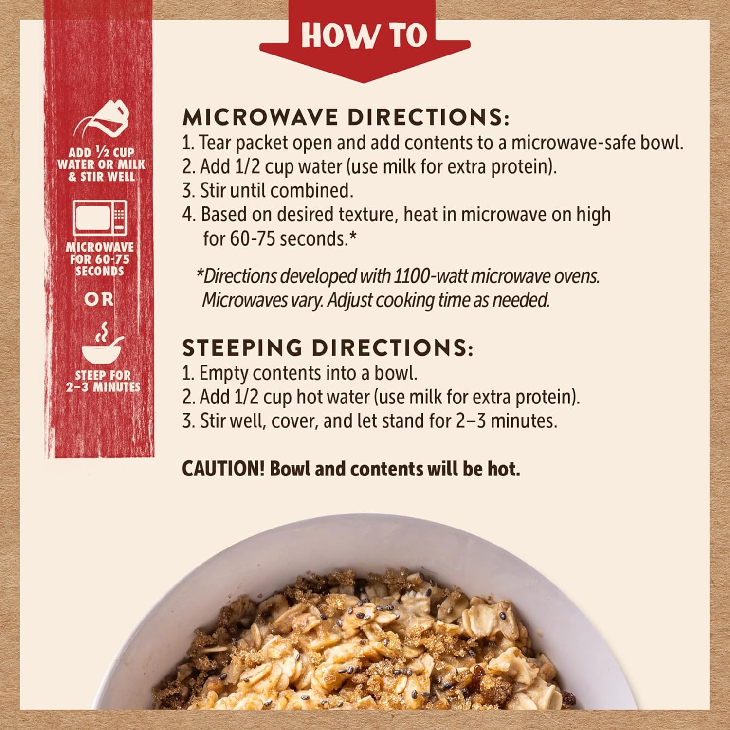 Kodiak Cakes Peak Instant Oatmeal Packets, Maple Brown Sugar, High Protein,100% Whole Grains, 6 box with 4 packets each (Total of 24 packets)