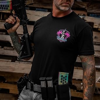 Combat Iron Men's Graphic T-Shirt | Violence is My Love Language | Athletic Fit, Tagless Comfort