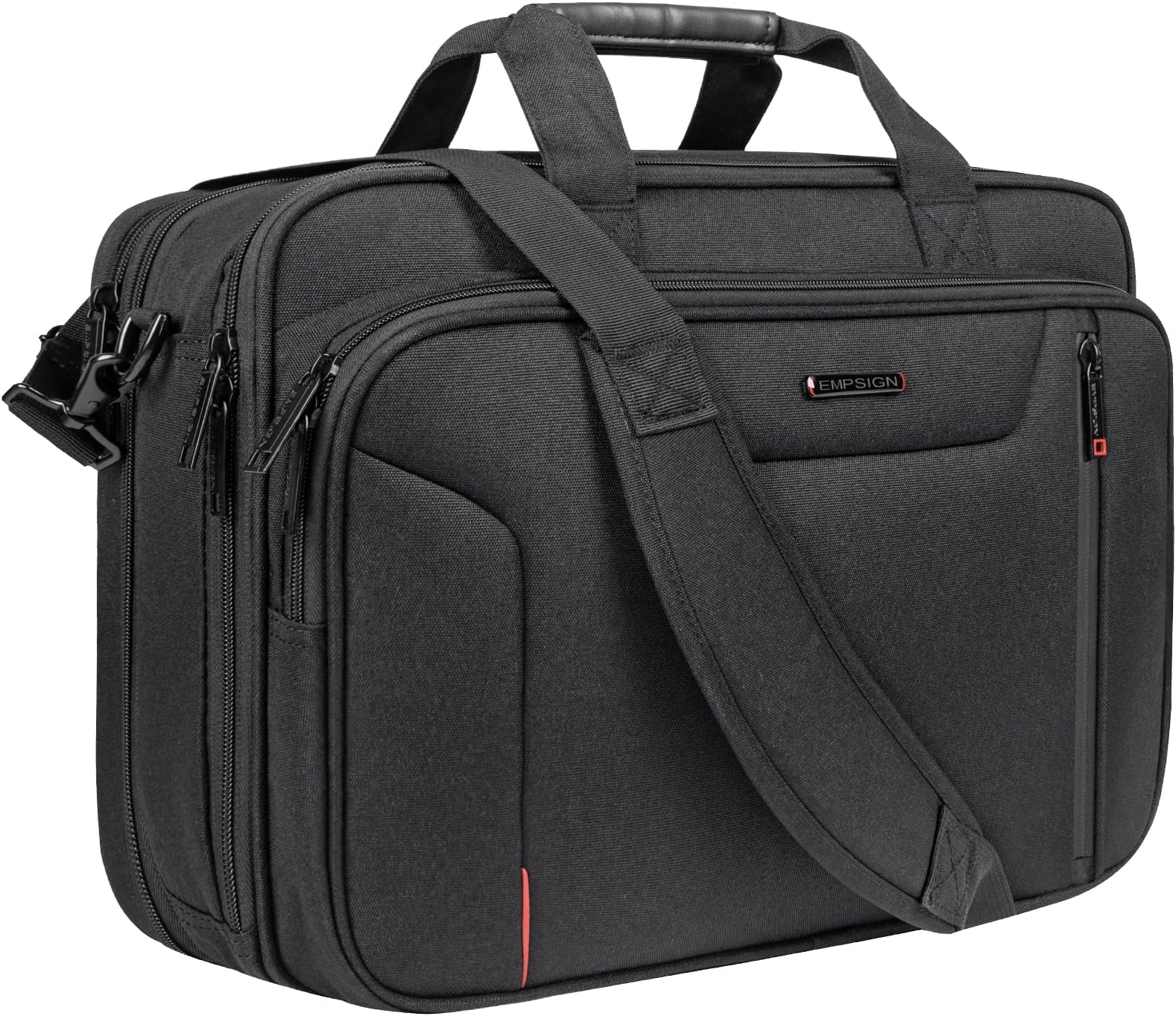 17.3 Inch Laptop Bag Briefcase for Men Women, Messenger Bag | Expandable, Water Repellent, Large Capacity, Shoulder Computer Bag, Laptop Case for Work Business Travel