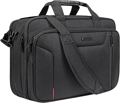 EMPSIGN 17.3 Laptop Briefcase& Rolling Bag Pockets for Business Work