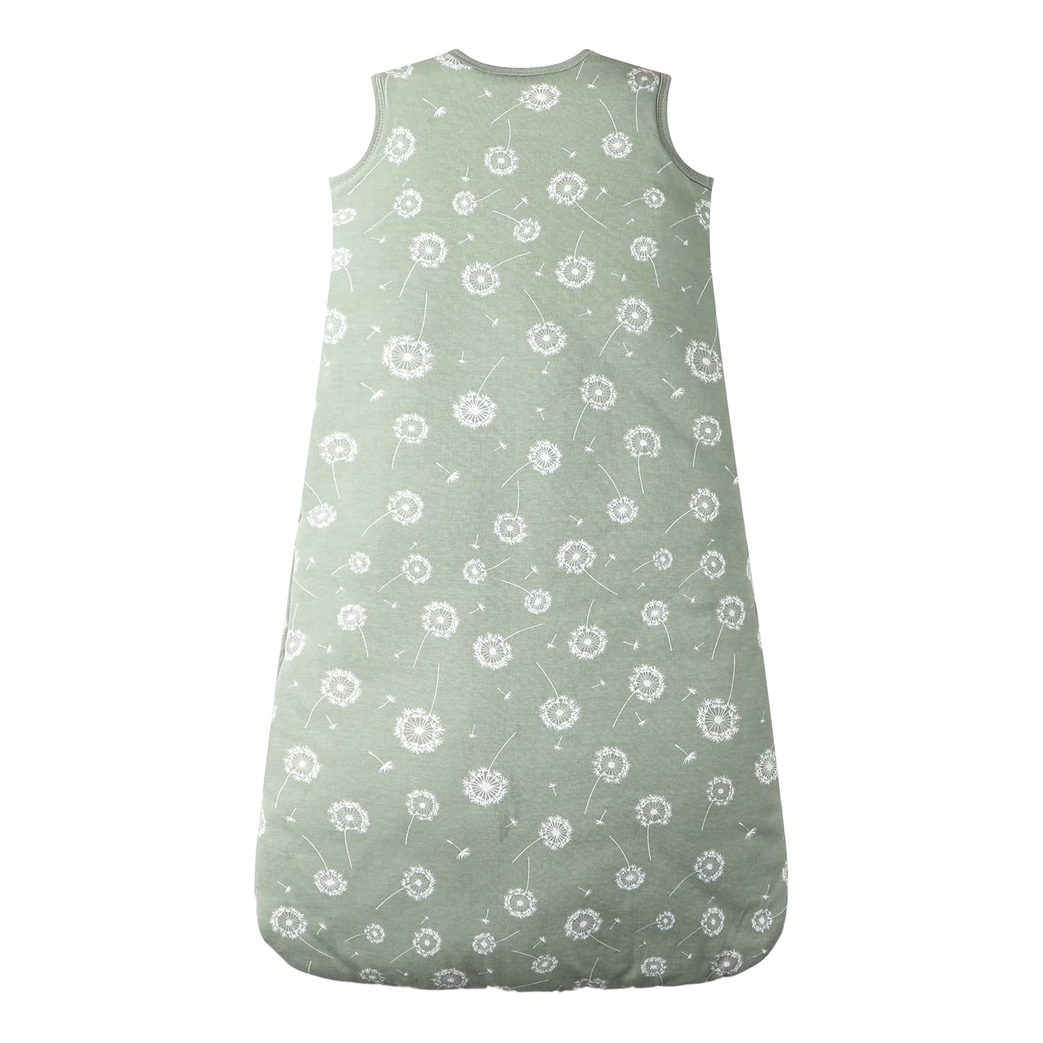 Owlivia Baby Sleep Sack Organic Cotton Sleeping Bag with- 2.5 TOG Sleeping Bag with 2-Way Zipper, Boys Girls Swaddle Transition Sleep Sack(2.5 TOG Green Dandelion, 18-24 Months)