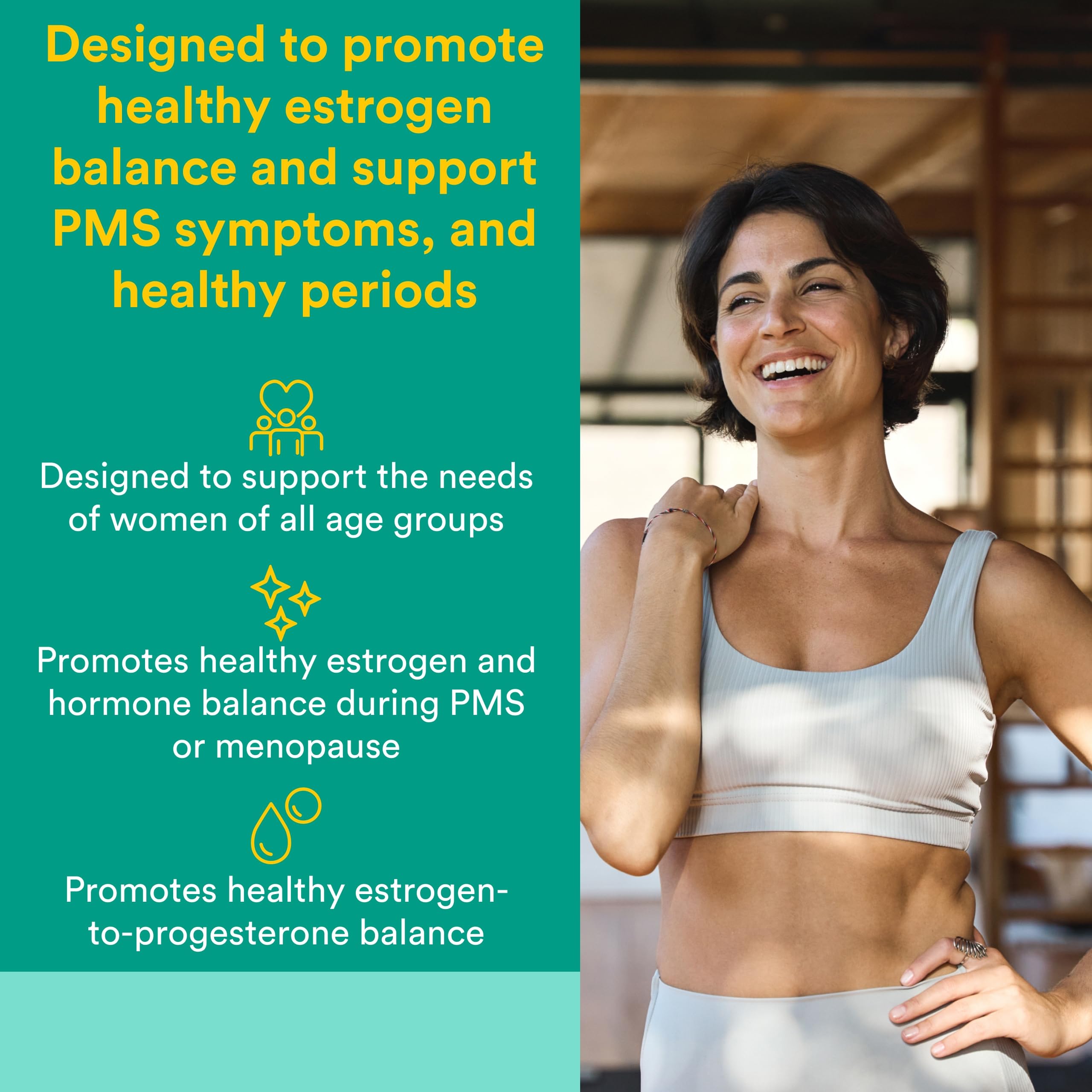 Natural Factors EstroSense Estrogen & Hormone Balance*, 120 Vegetarian Caps — Amazon image 2