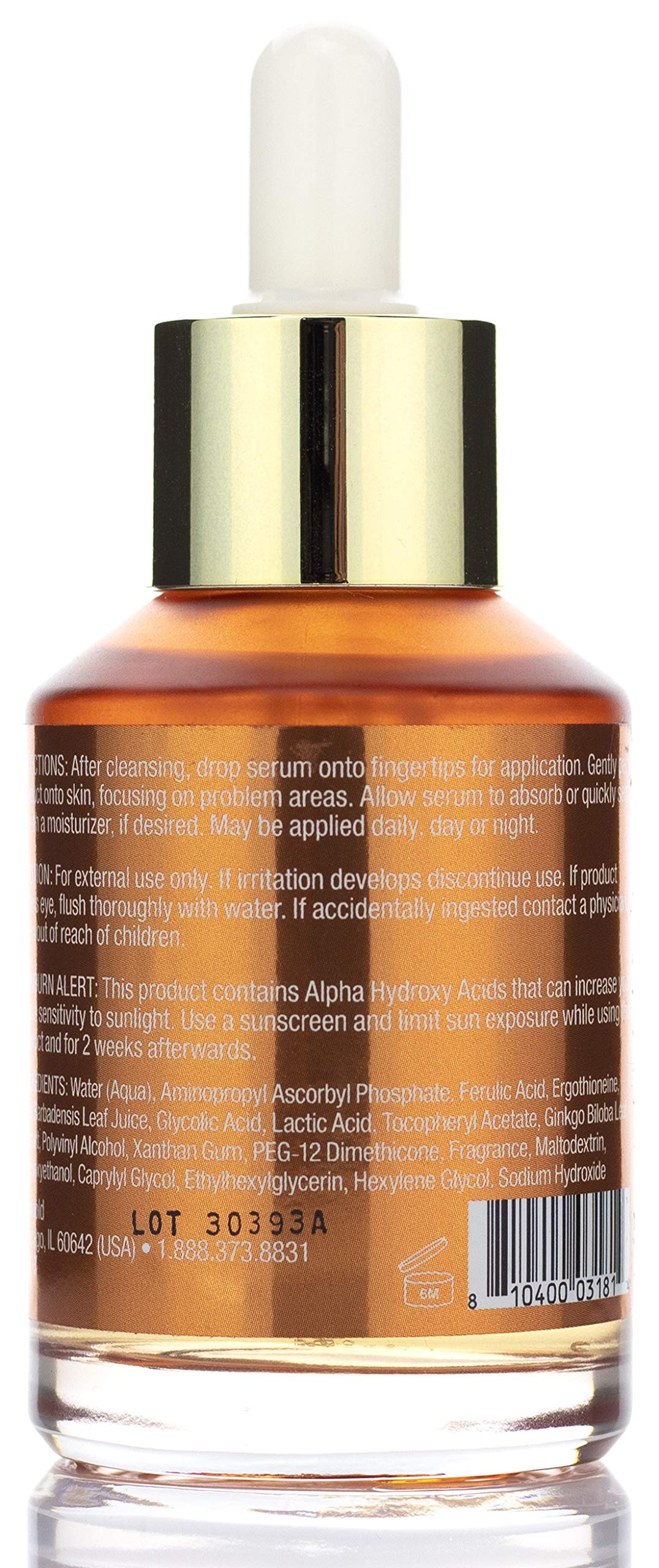 Neogold Vitamin C Dark Spot Face Serum Skin Care Diminish Age Spots