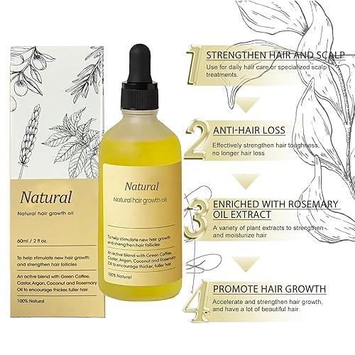 Miniatura 3 de Aceite natural para el crecimiento del cabello (3 piezas)