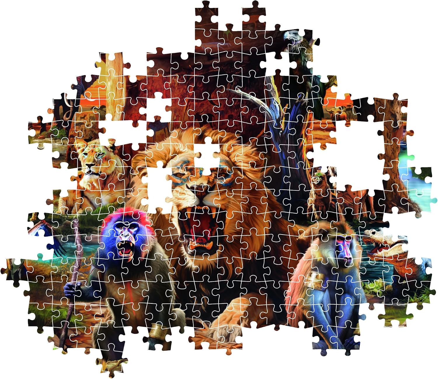 Clementoni Clementoni 31722 The Tribal Society Puzzle 1500 Pieces Adults Puzzle 59.2 x 84.3 cm