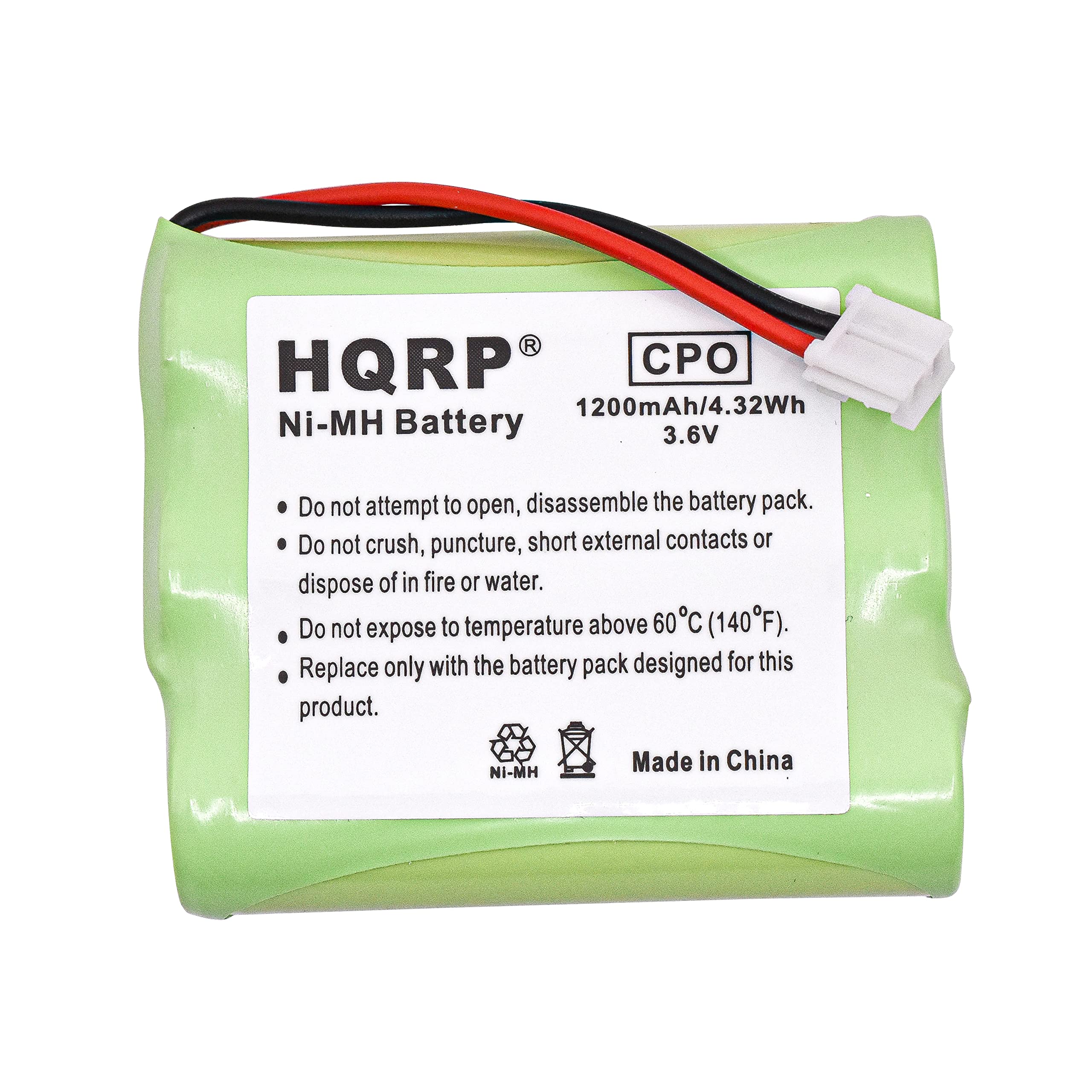 HQRP Phone Battery Compatible with AT&T/Lucent E2718B, E2727B, E2728B, E5905, E5908, E5909B Cordless Telephone