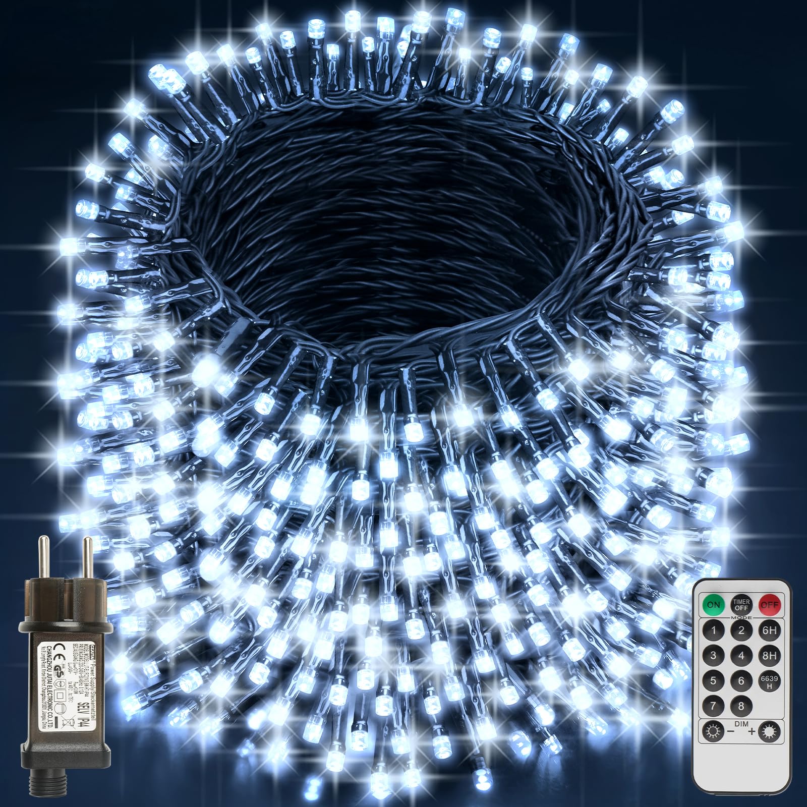 Realky Luces de Navidad, 96M 800 LED Luces de Arbol de Navidad