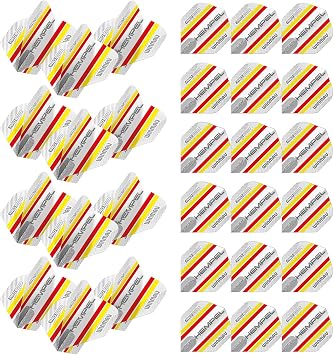 Winmau Prism Alpha Florian Hempel 85 Design Specialist Player Dart Flights - 10 Sets per Pack 30 Dart Flights in Total