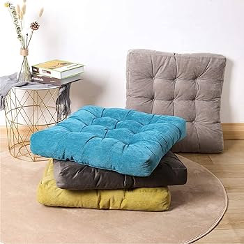 Amazon.co.jp: KFLUER 座布団 ざぶとん クッション 大きめ 55×55