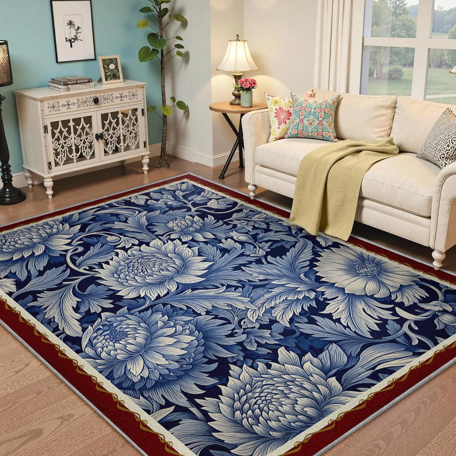 Grandes moquettes pour la chambre style bohème et chic