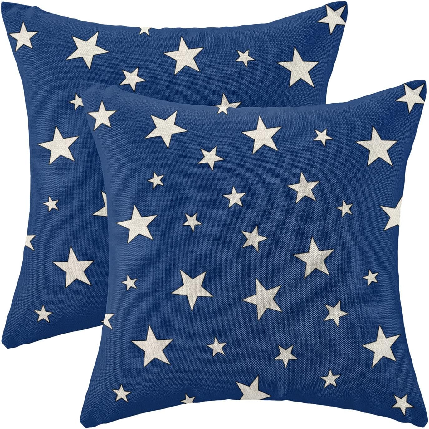 CXMEIFLY 4th of July Pillow Covers 20x20 Inch Set of 2
