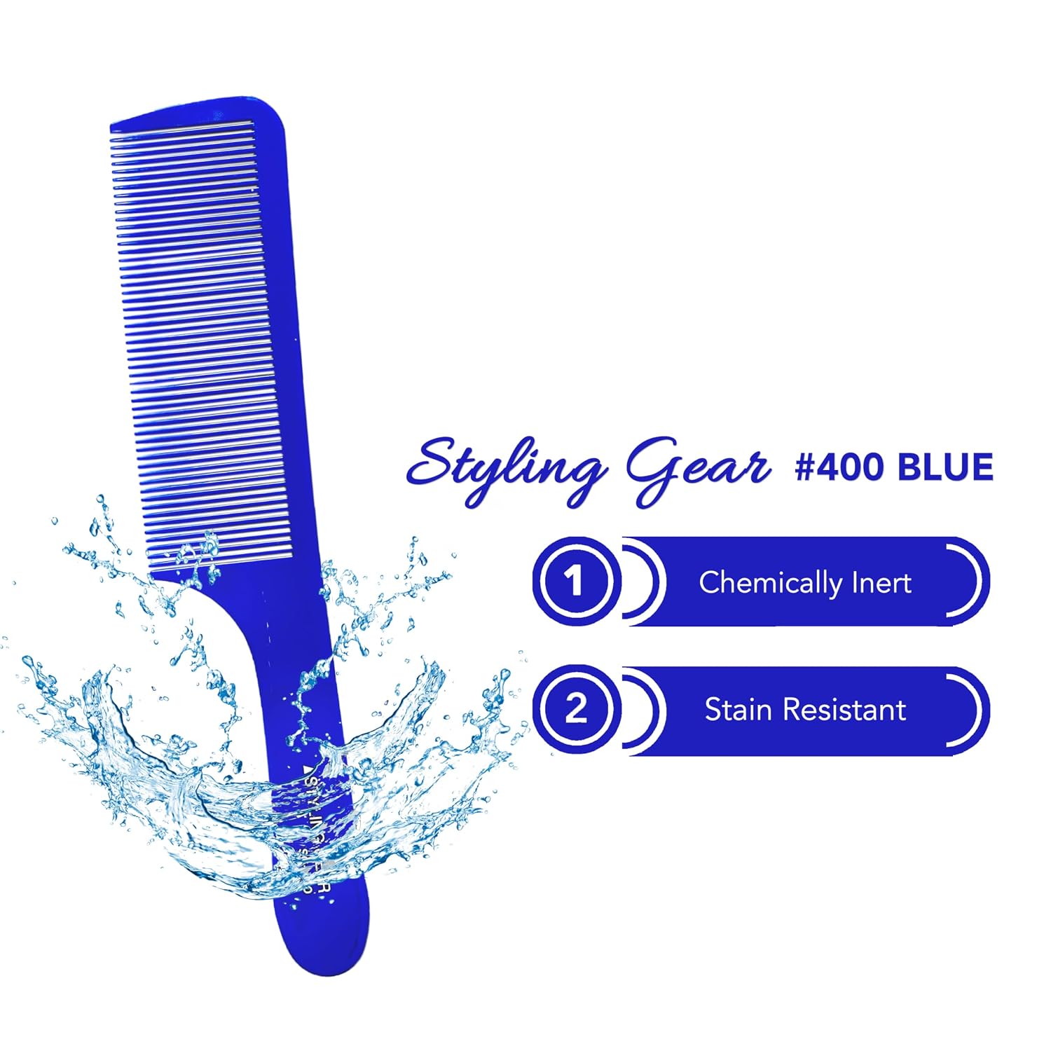 12 Pack – Flexible Barber Clipper Combs – 8.75” Blending & Cutting Combs for Fades, Flattops, Scissor Over Comb – Stain Resistant, Individually Wrapped, Professional Hair Tools