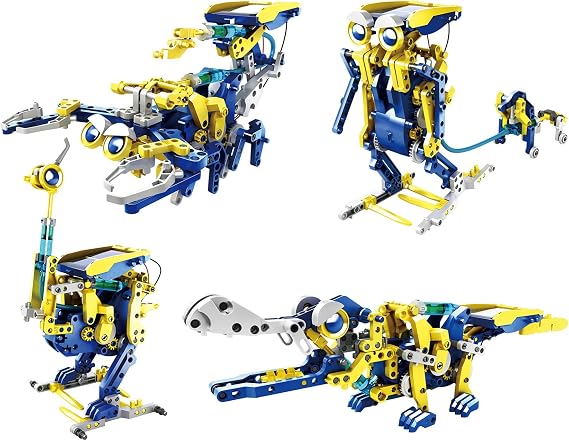 ELEKIT Build Droid JS-6215 Solar Work Kit, 12 Kinds of Transformation