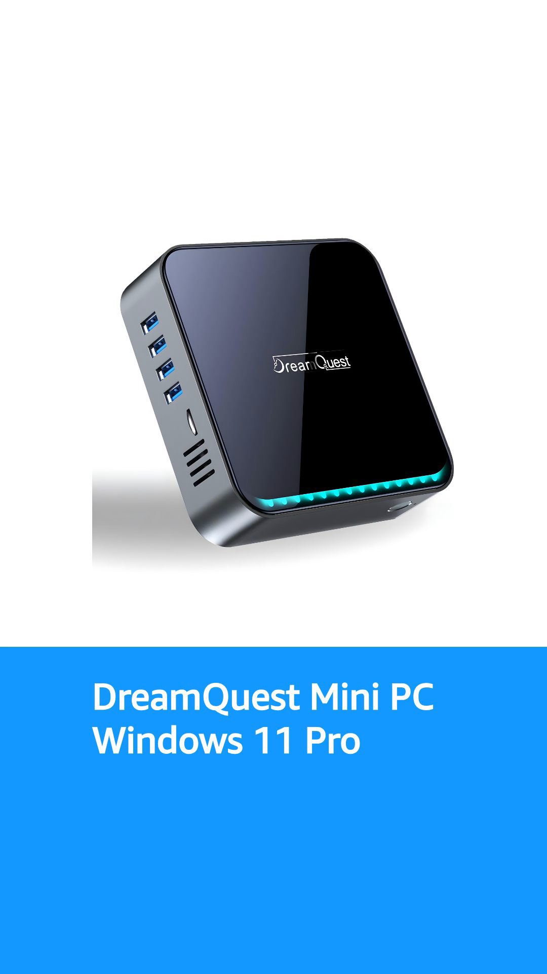 DreamQuest Mini PC Windows 11 Pro PreloadedIntel,12th N95(Up to