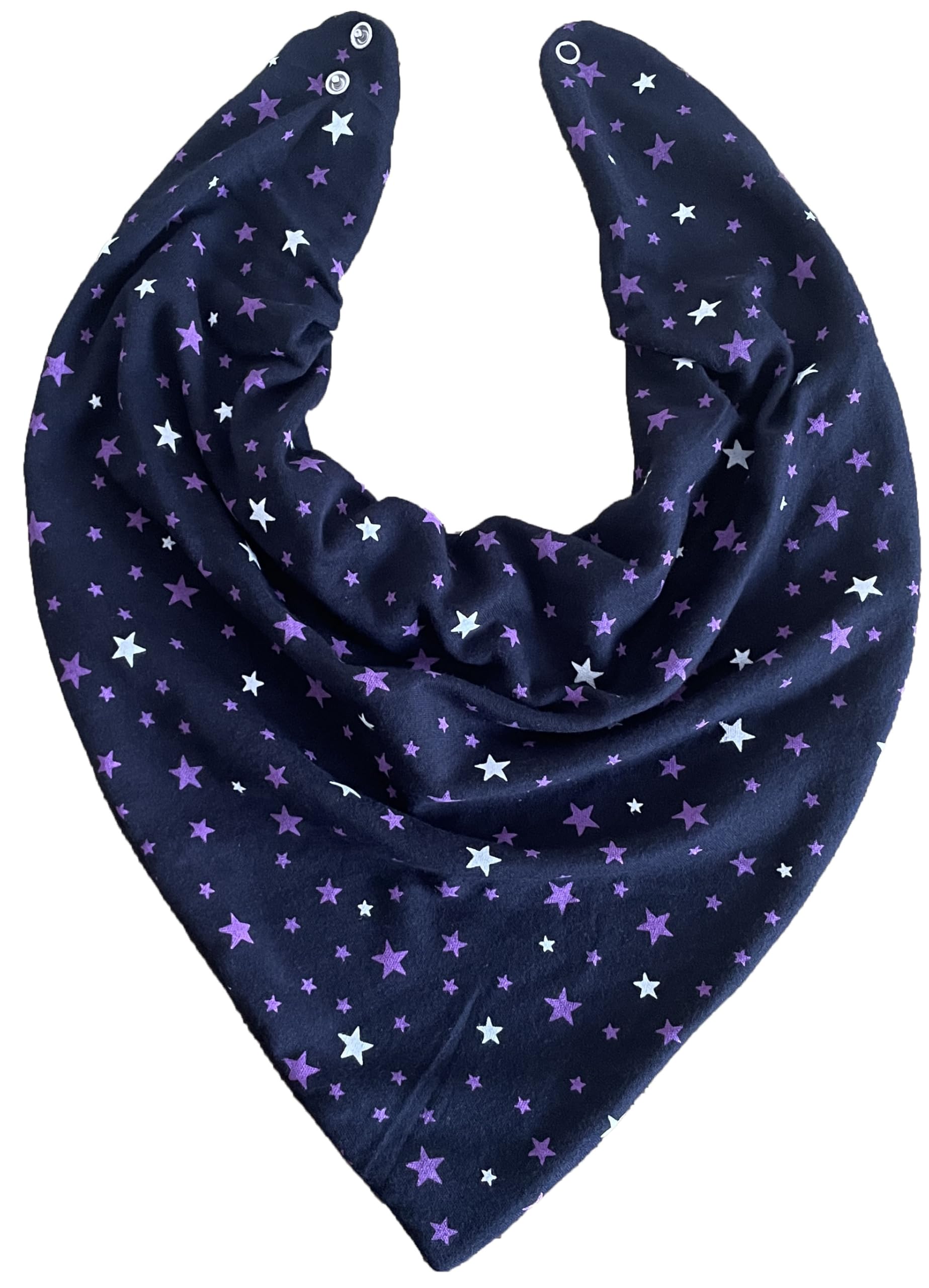 Oooly Dooly Bibs Multicolor Adult Dribble Bib Bandana Special Needs 2 Pack 1 X Black/Mauve White Stars 1 X Black/Brown Leopard
