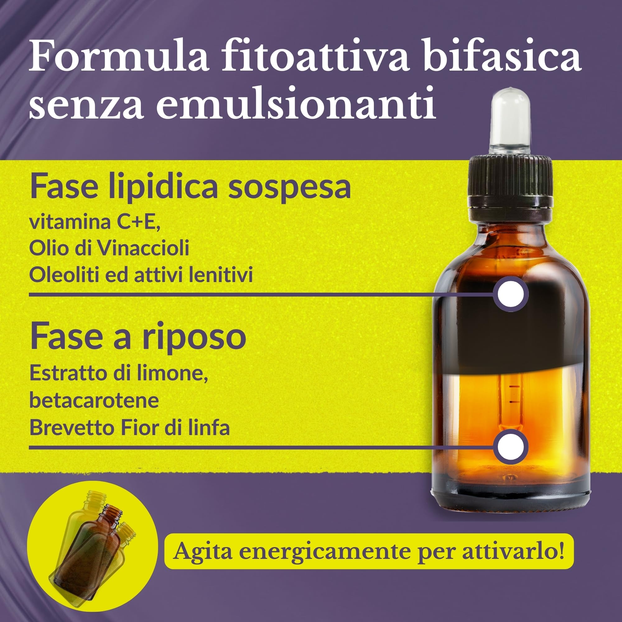 Mary Rose Fior di Linfa Notte 50 ml, Siero Viso con Vitamina C e E, Siero Viso Antirughe, Skincare Illuminante Uomo Donna, Crema Collo, Made in Italy