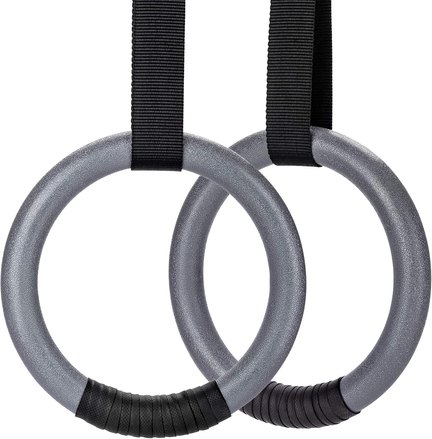 PACEARTH Gymnastic Rings 1100lbs Capacity with 14.76ft Adjustable Buckle Straps Pull Up & Gymnastics Rings Elbow Brace for Home Gym Full Body Workout : Sports & Outdoors