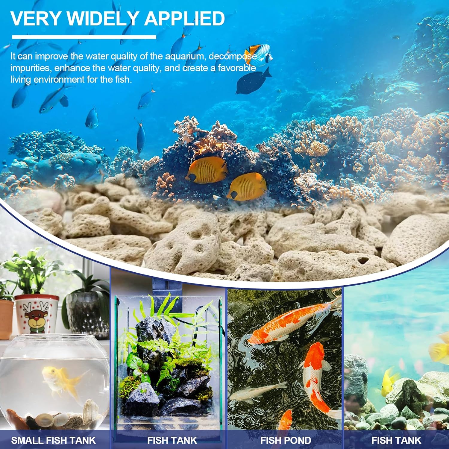 2.2lb/1000g Crushed Coral,Use for Crushed Coral for Freshwater Aquarium,Reusable Filter Material for Freshwater Aquariums.